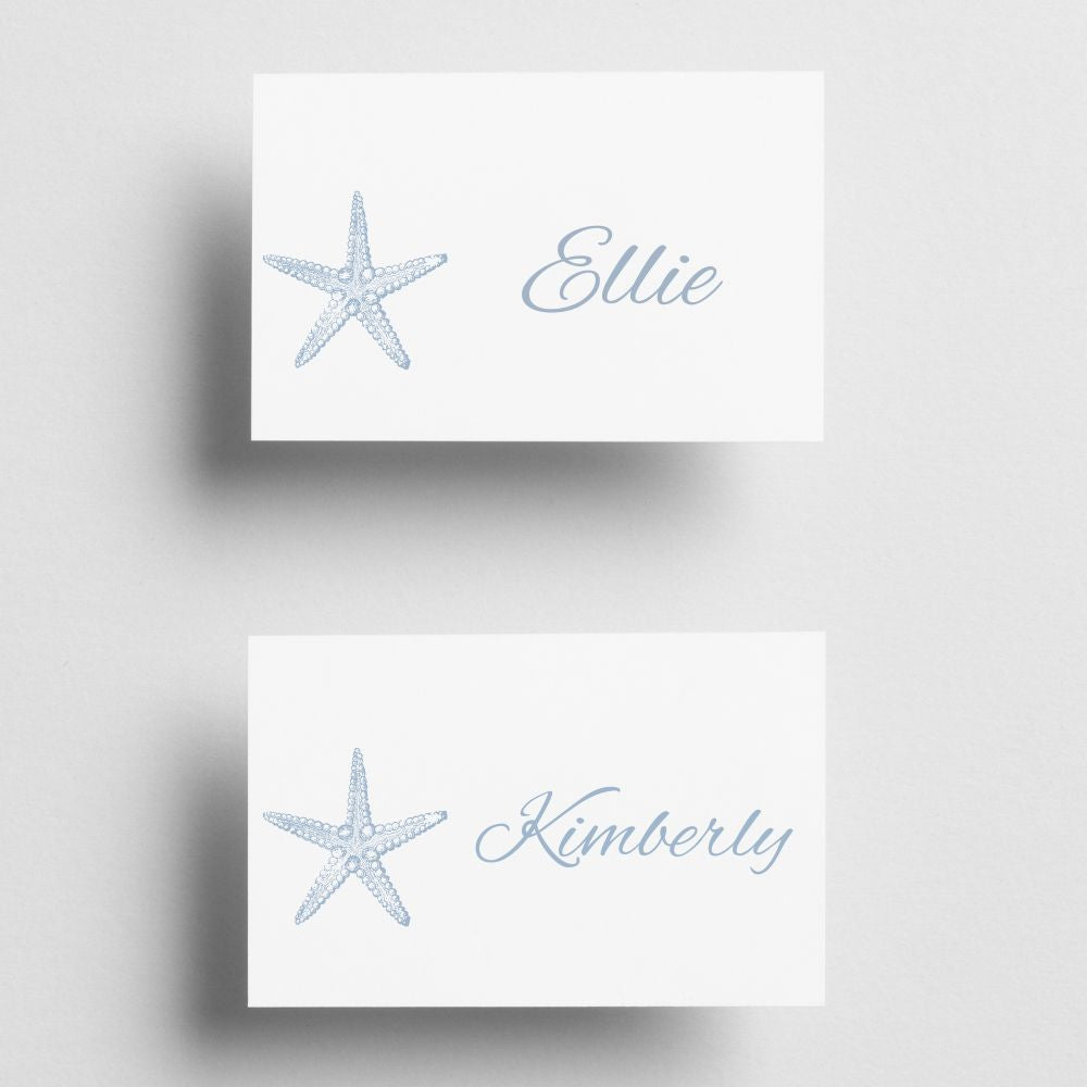 starfish place cards