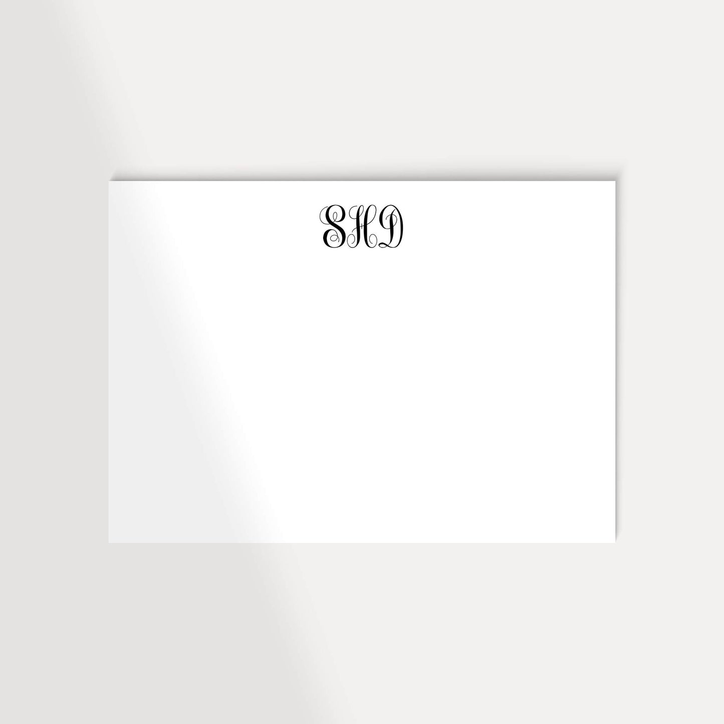 Monogram Personalized Note Cards, Set of 25