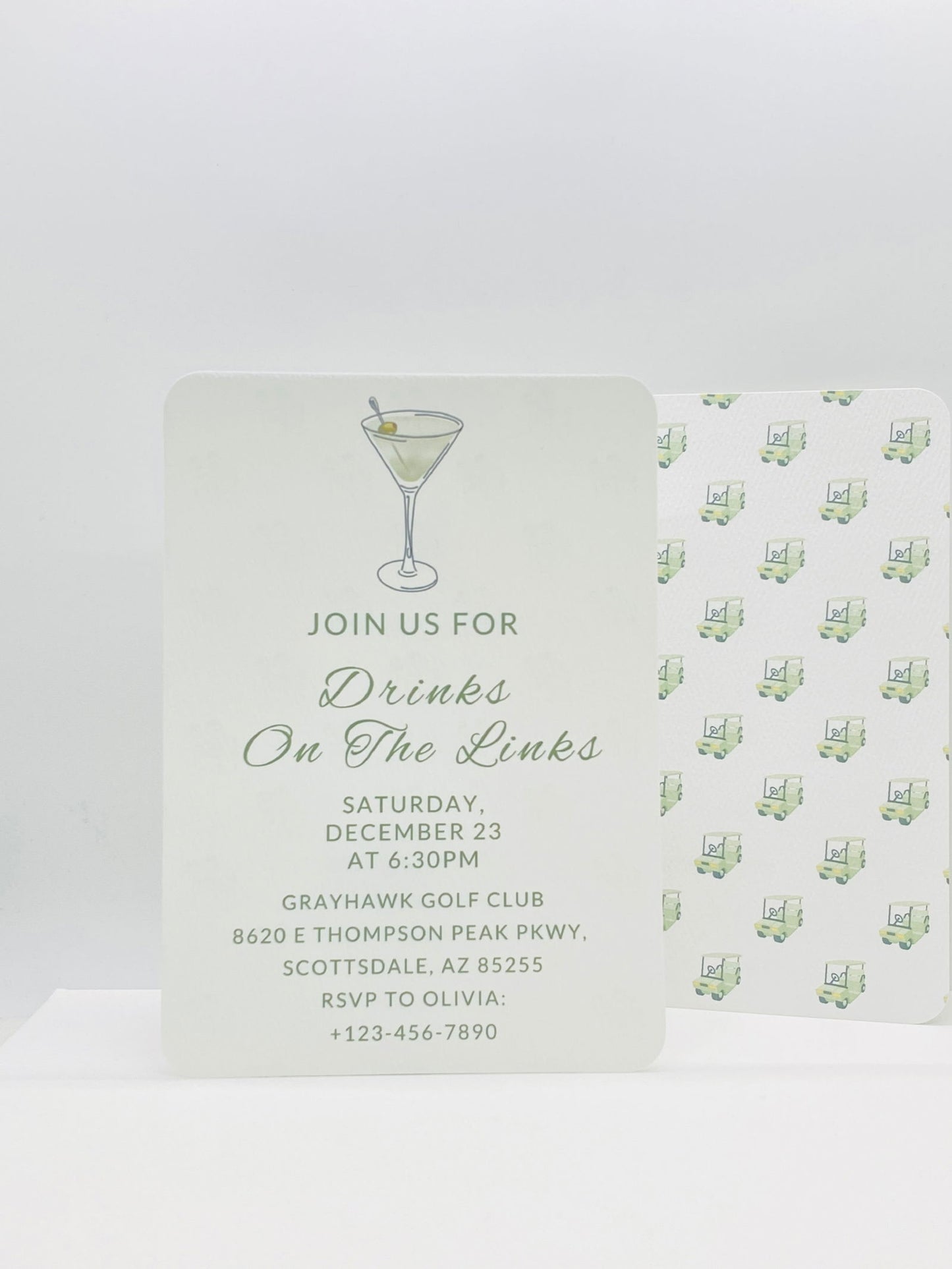 Golf Party Invitation - Gallery360 Designs