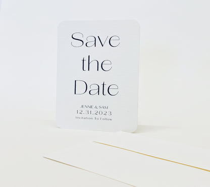 Simple Save the Date Card - Gallery360 Designs