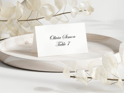 Personalized Wedding Place Cards