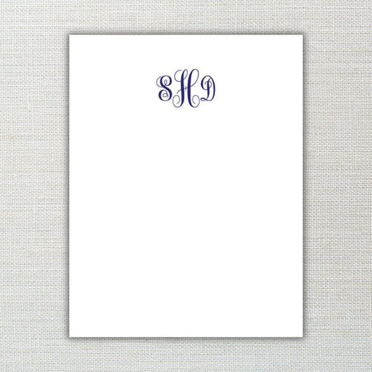 Monogram Jotter Cards