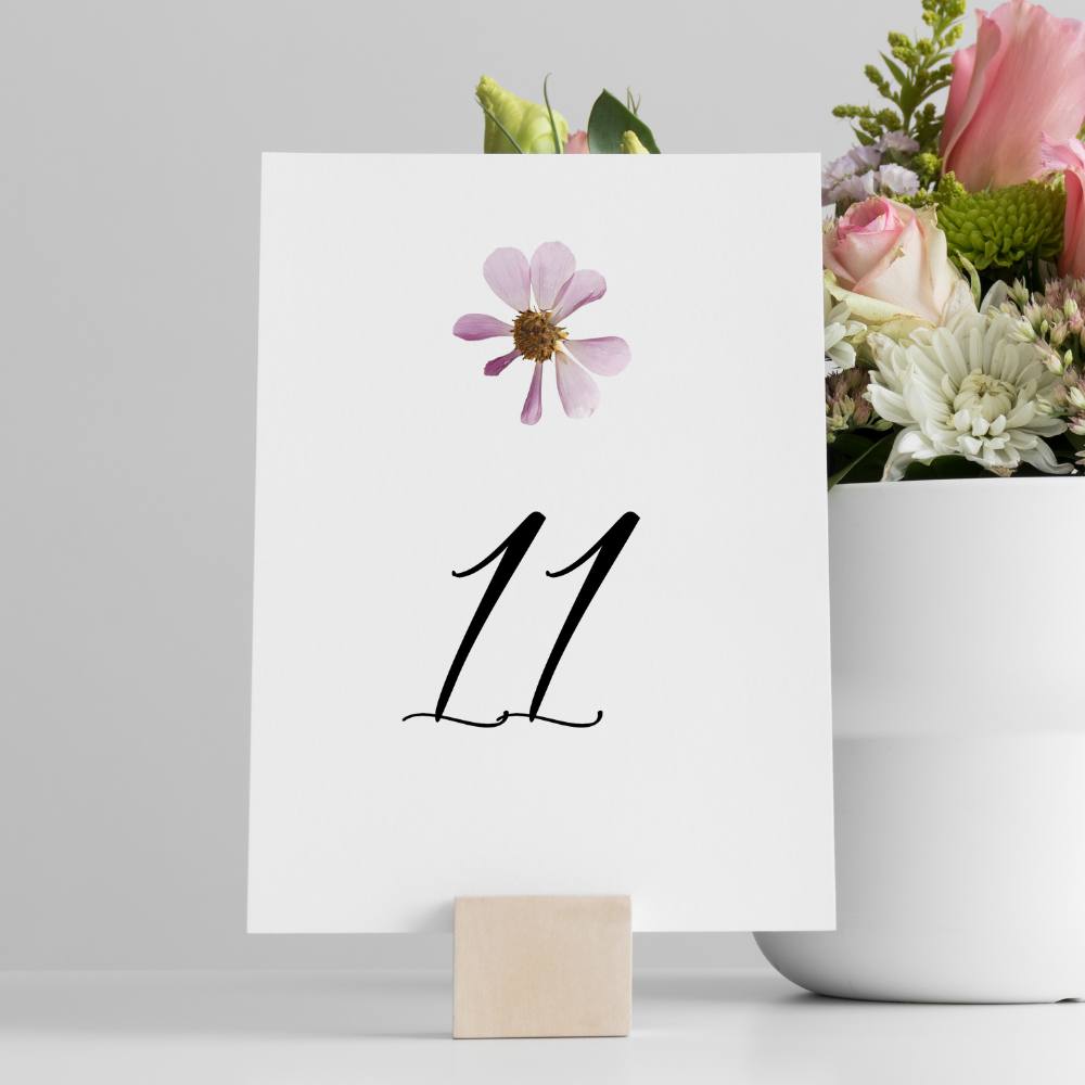 Boho Floral Table Numbers Gallery360 Designs