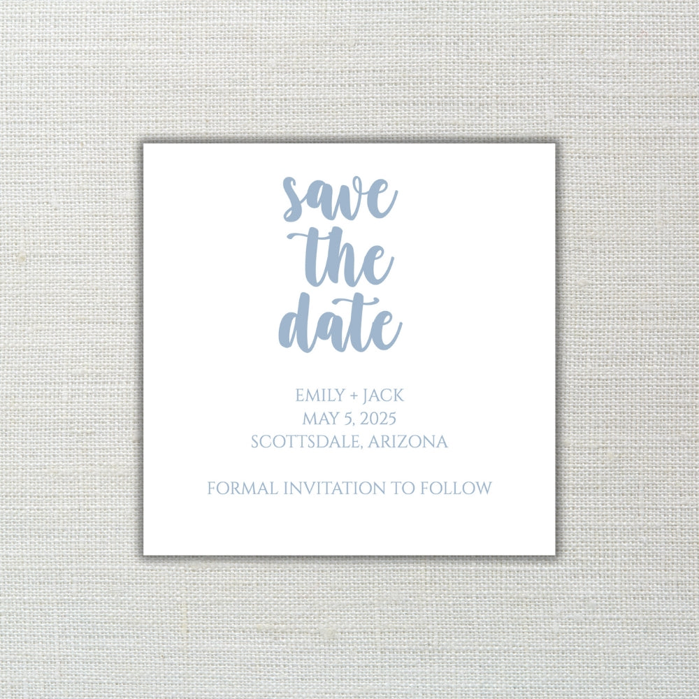 Beach Wedding Save The Date Cards