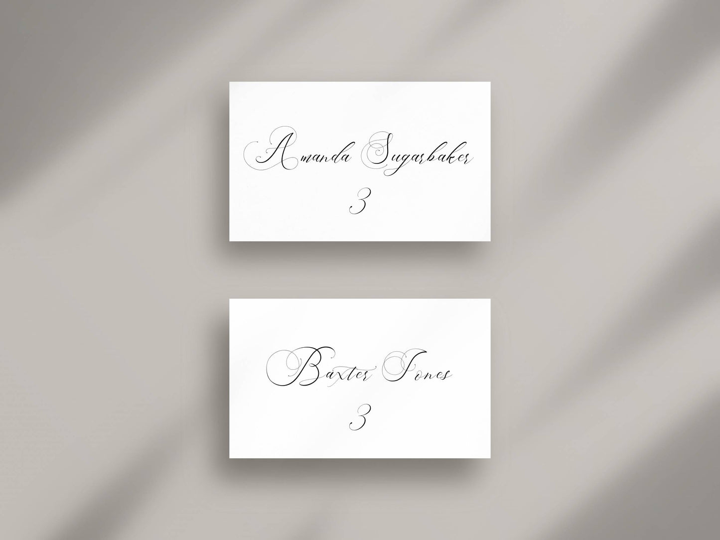 Place Cards - The Audrey with Free Guest Name Printing -  - Gallery360 Designs