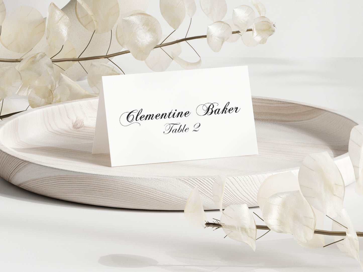 Personalized Wedding Place Cards