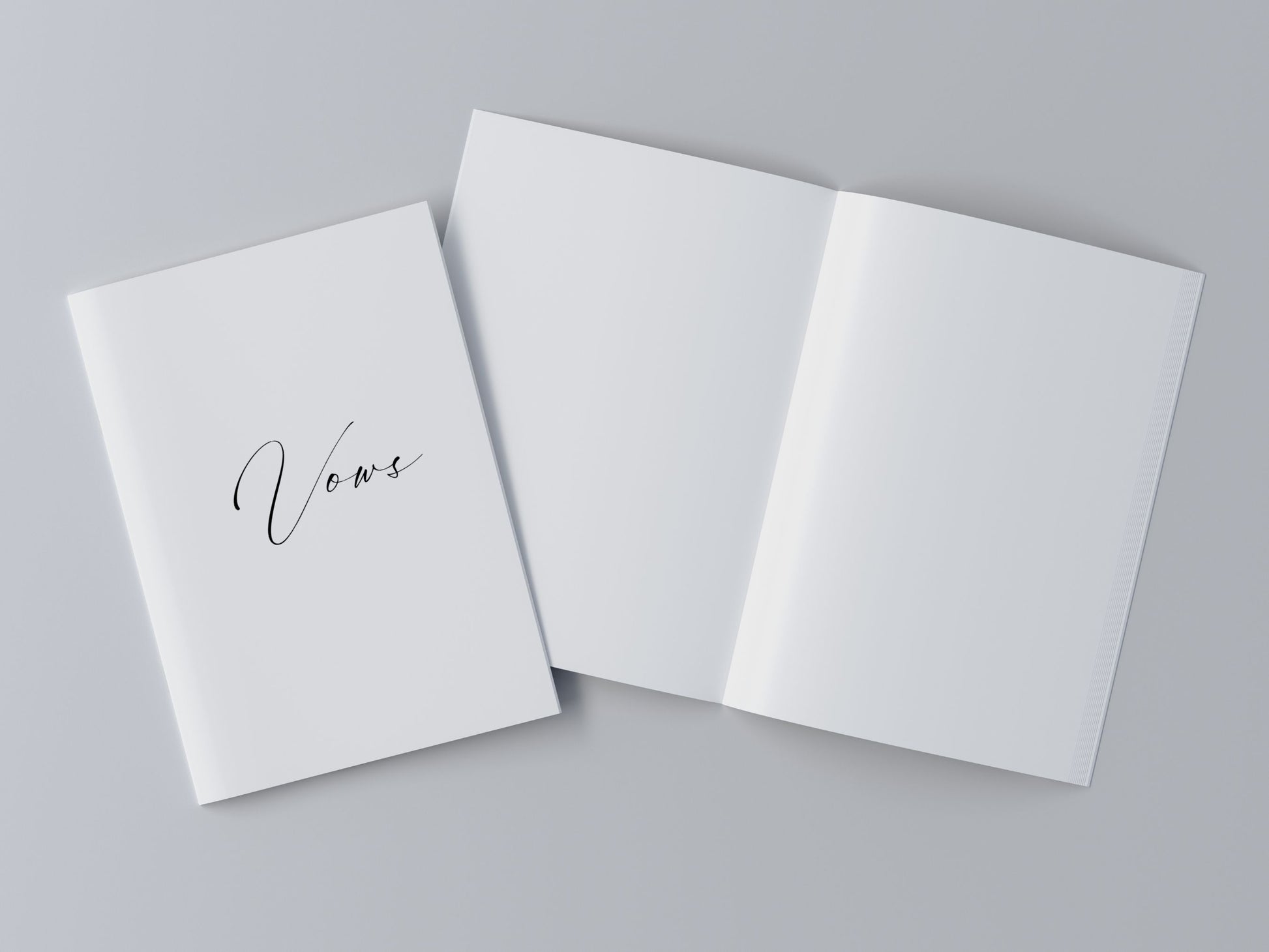 Wedding Vow Books, Set of 2 - vow booklets - Gallery360 Designs