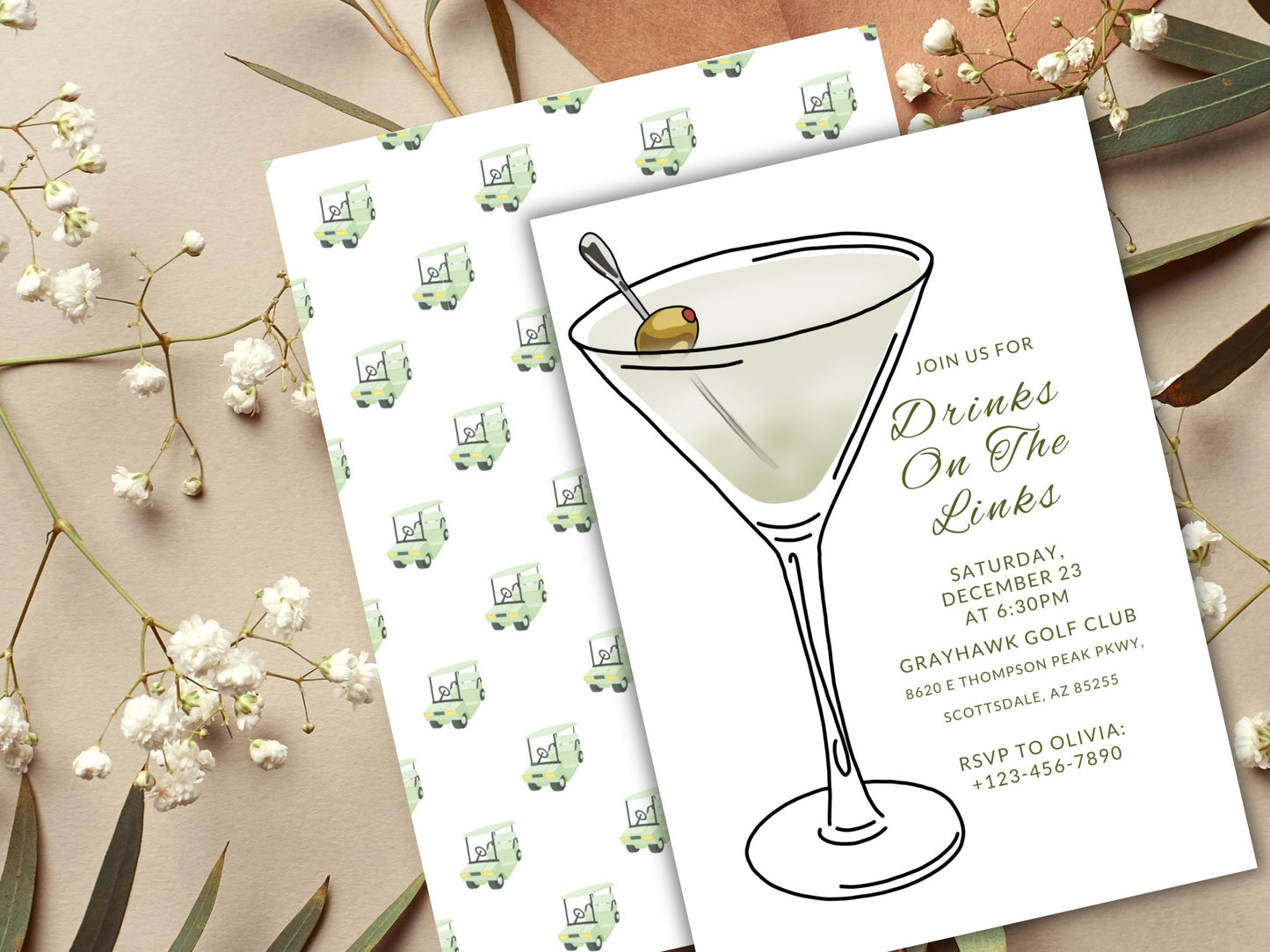 Golf Themed Party Invitation Gallery360 Designs