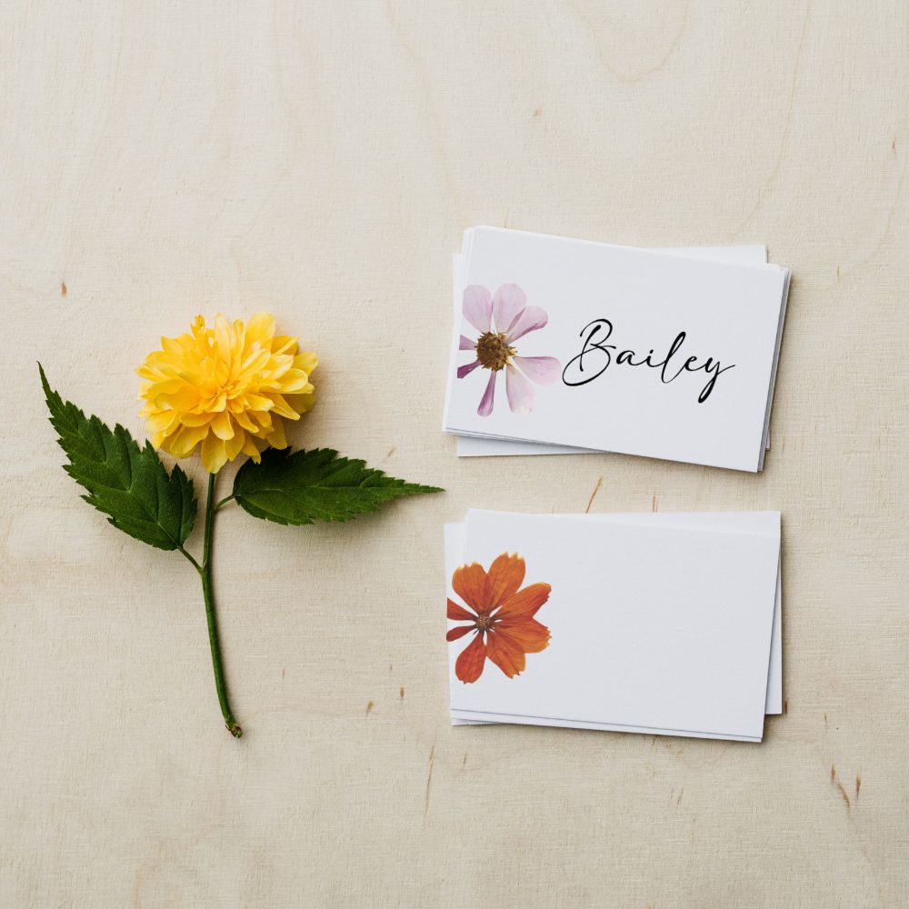 Boho Wedding Place Cards, Set of 10