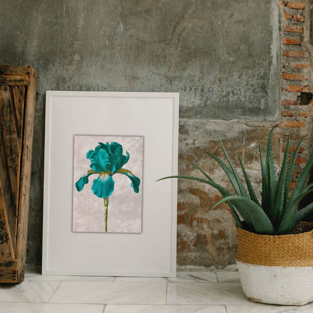 Vintage Flower Inspired Art, Set of 2