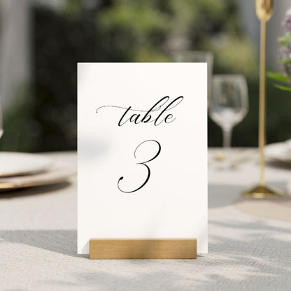 Wedding Table Numbers