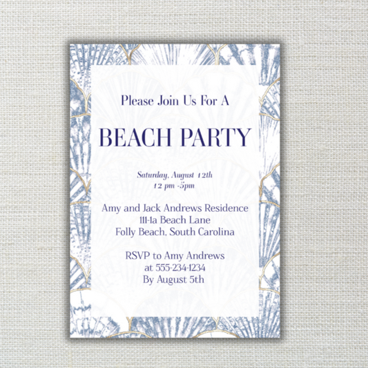 Beach Invitations for Weddings, Showers, and Celebrations