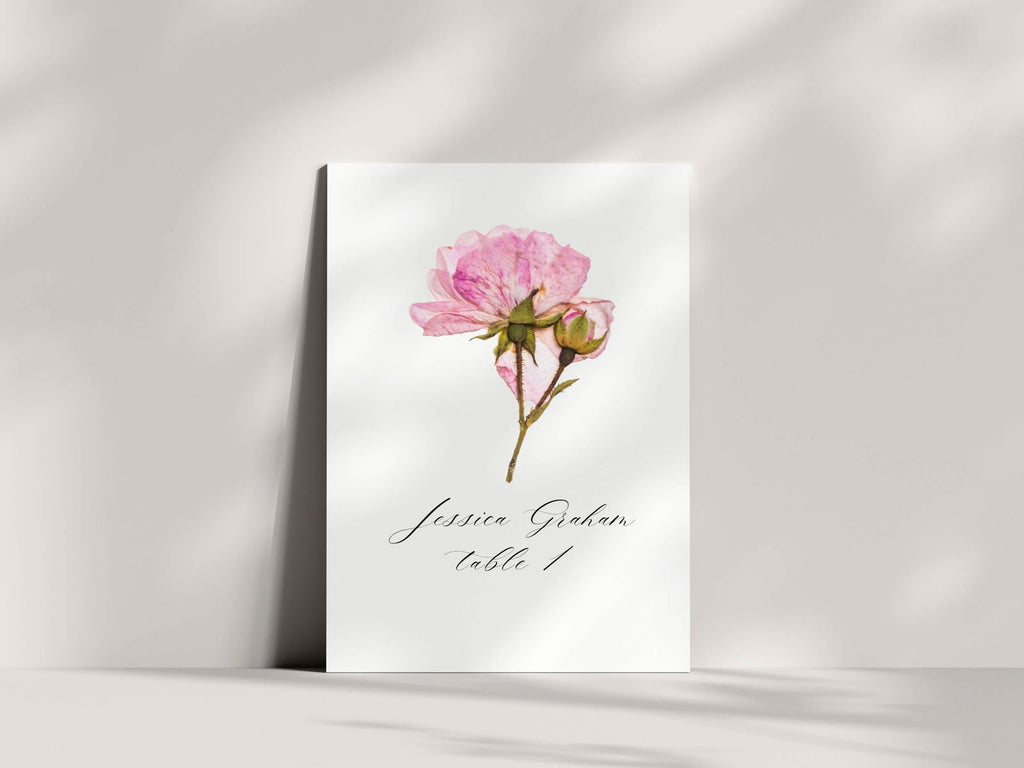 Boho Floral Place Cards - Gallery360 Designs