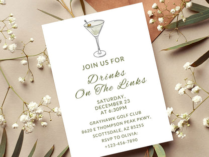 Golf Party Invitation - Gallery360 Designs