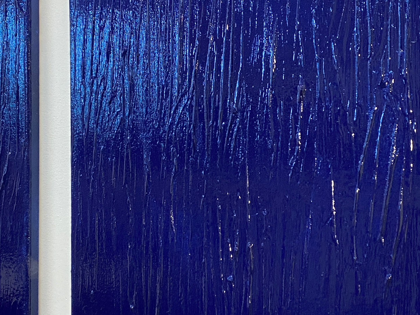 Blue Study No. 2 and 3, Monochromatic Blue Paintings, Diyptych