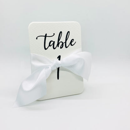 Calligraphy Table Numbers