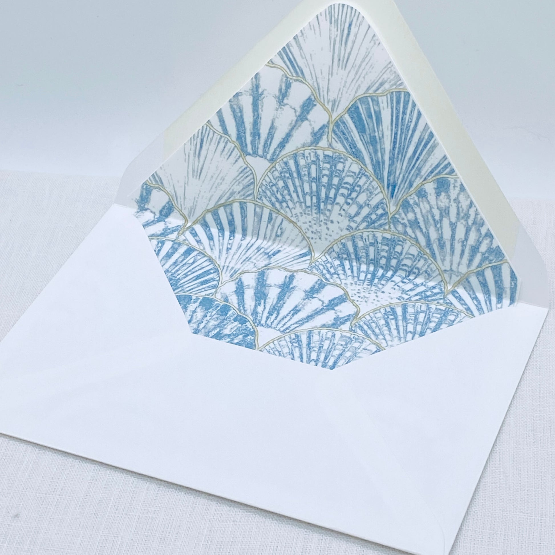 Seashell Envelope Liner Gallery360 Designs