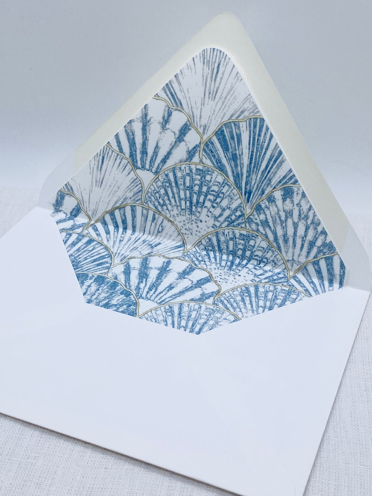 Seashell Envelope Liner Gallery360 Designs