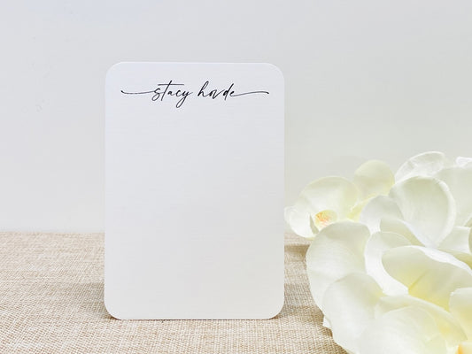 Personalized Jotter Cards, Pack of 25