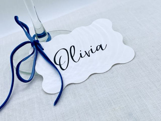 Wavy Place Cards Gallery360 Designs