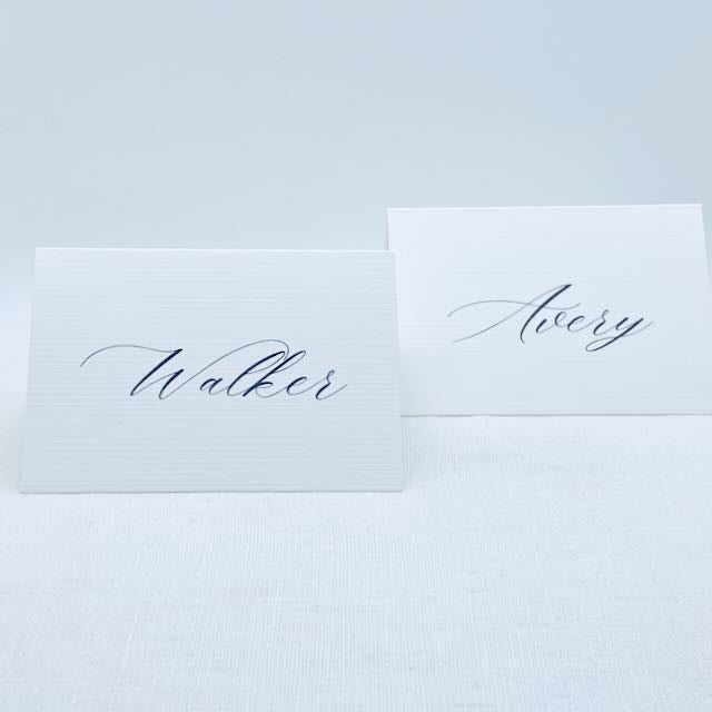 Calligraphy Place Cards Gallery360 Designs