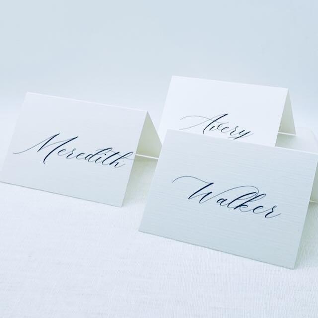 Calligraphy Place Cards Gallery360 Designs