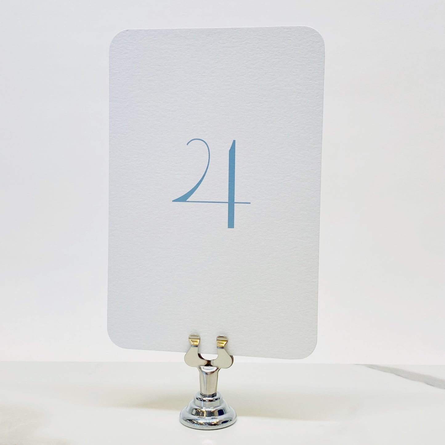 Dusty Blue Table Numbers