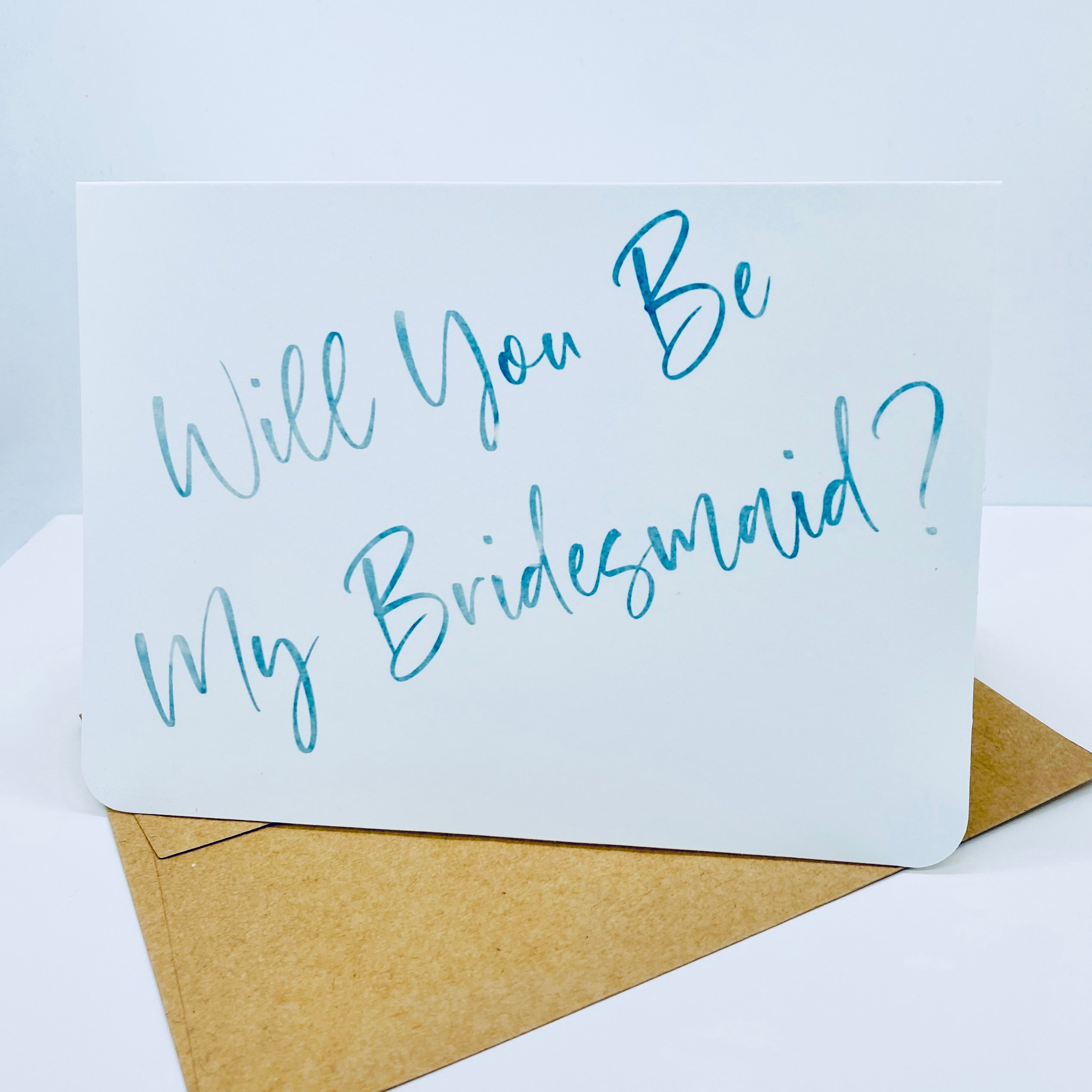 Will You Be My Bridesmaid Proposal Card with Free Shipping