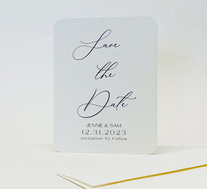 Modern Save The Date Cards - The Amelia