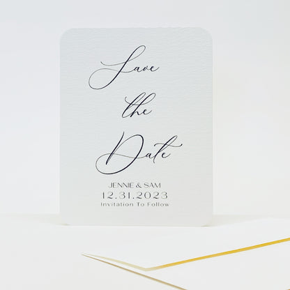 Modern Save The Date Cards - The Amelia