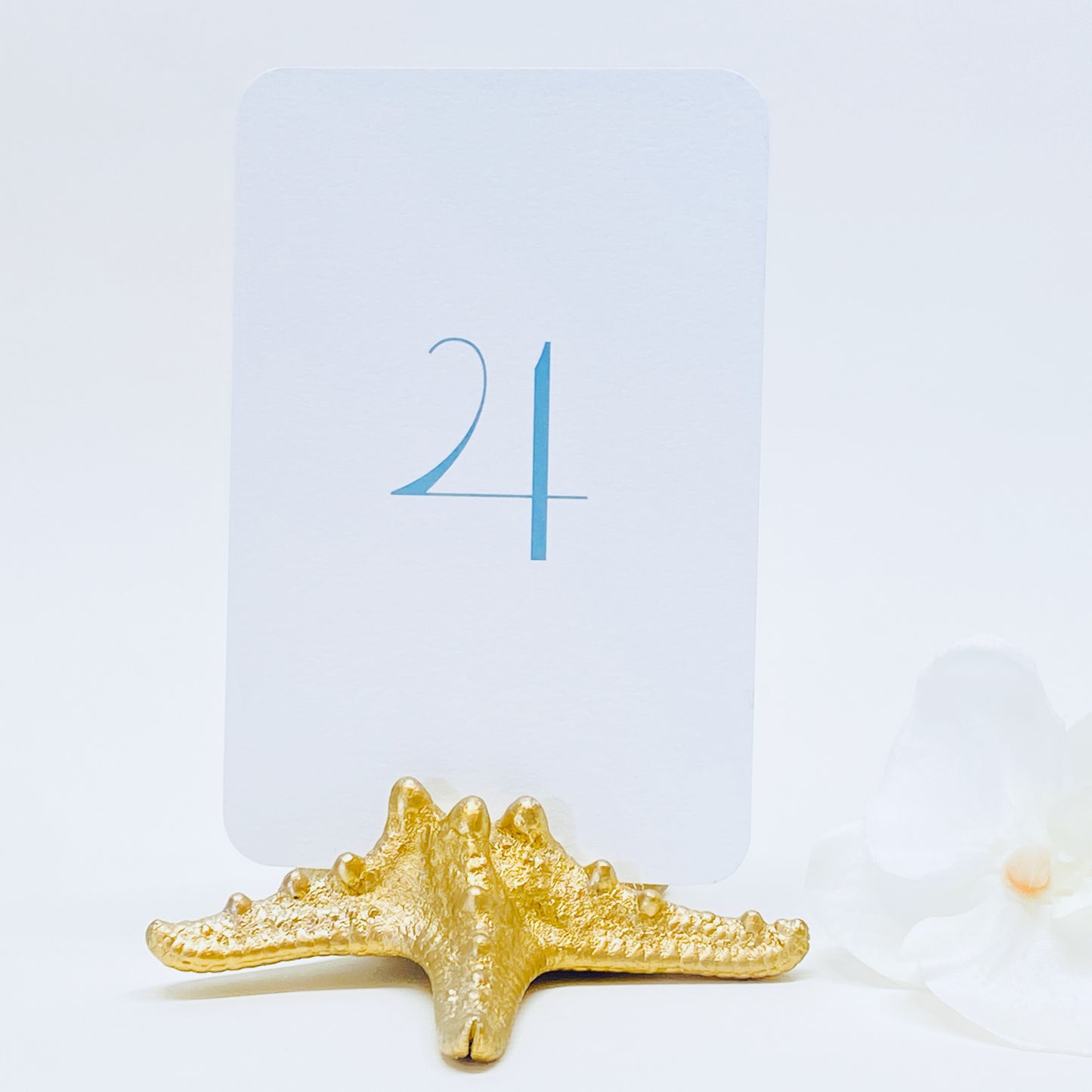 Dusty Blue Table Numbers