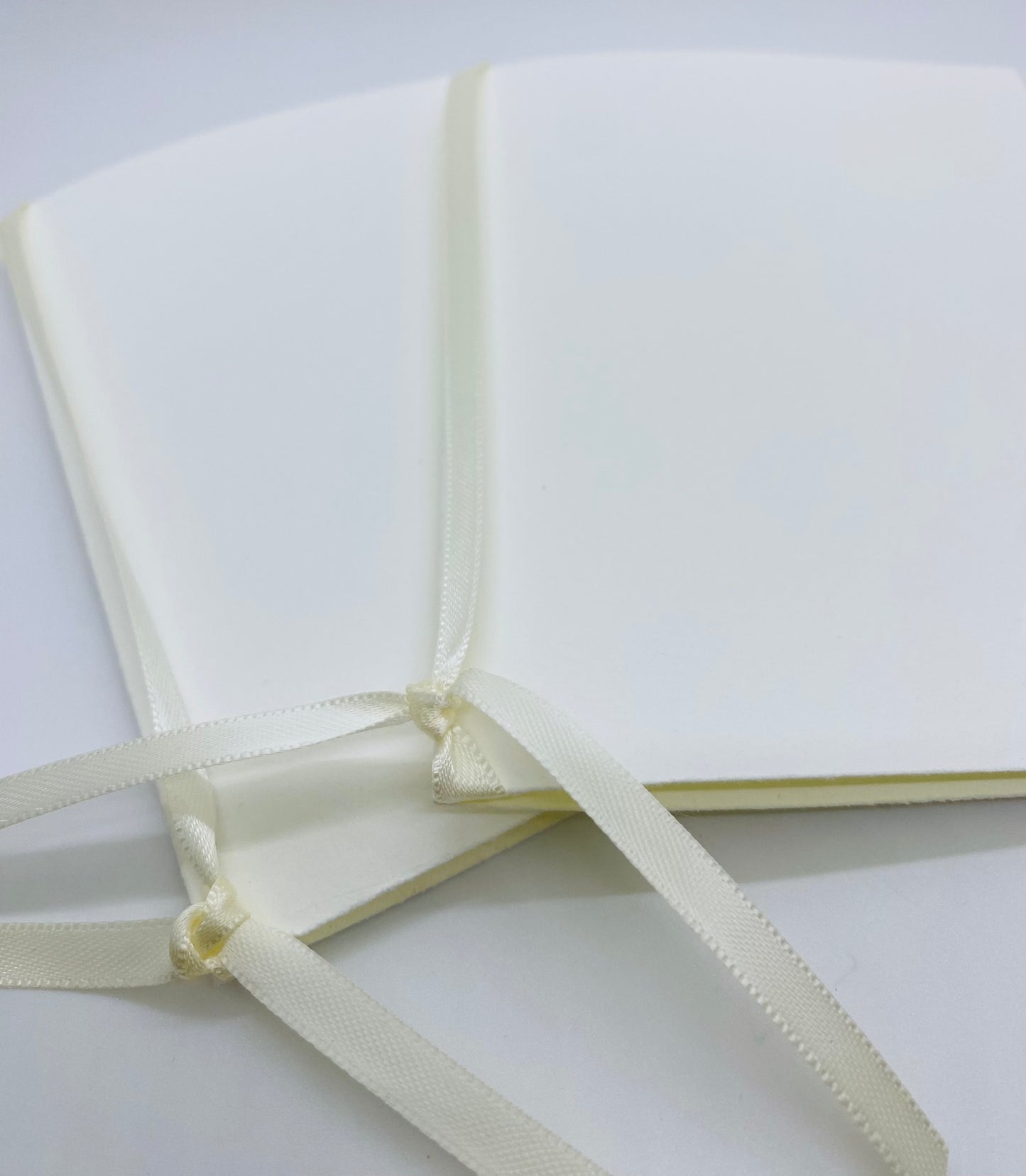 Ivory Wedding Vow Books Set of 2 – Embossed Vows – Minimalist Ceremony Keepsake – Neutral Elegant Vow Journals