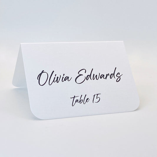Place Cards for Weddings, Showers, and Dinner Parties