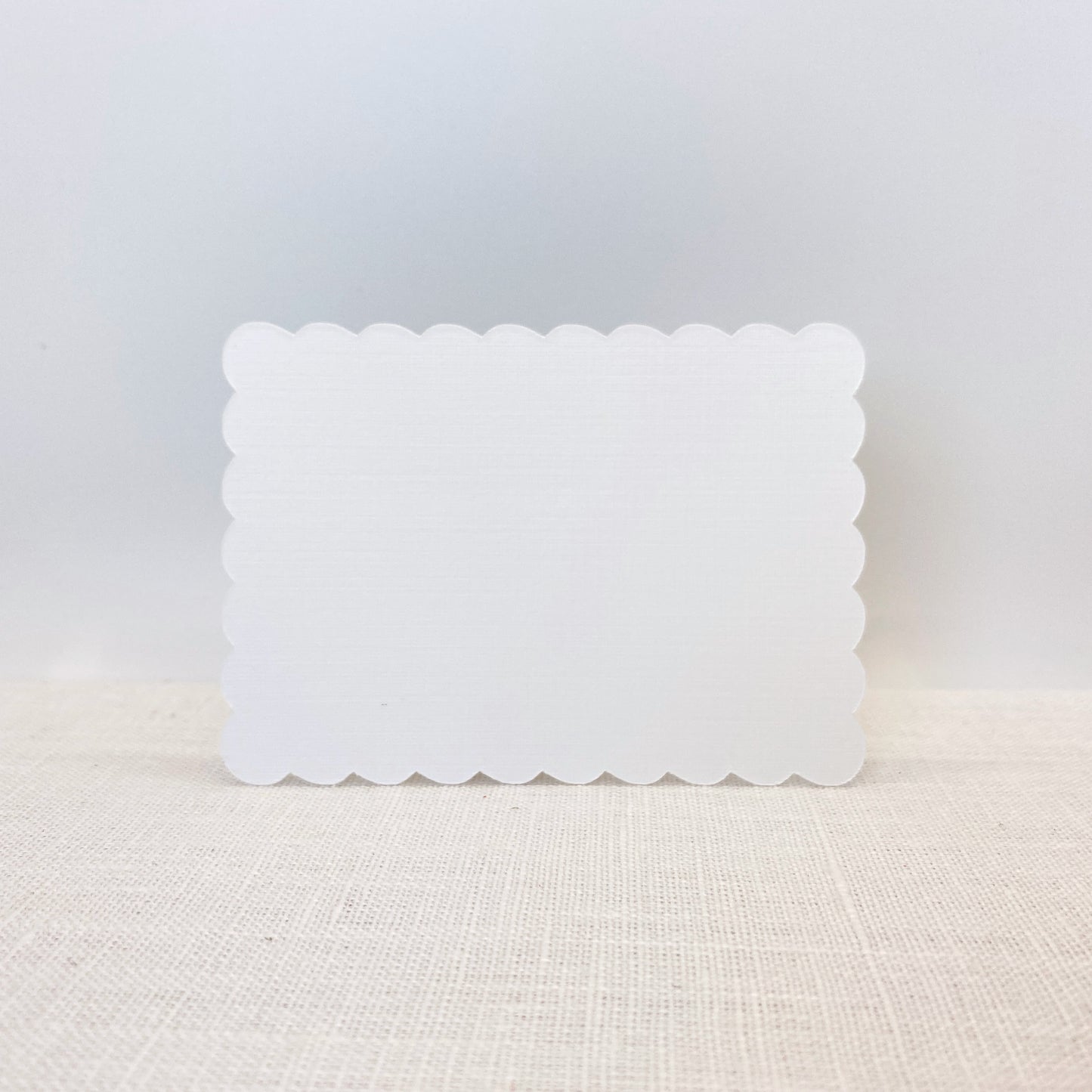 Place Cards Scallop Edge Place Cards, DIY Place Cards for Weddings, Parties, and Events - Gallery360 Designs
