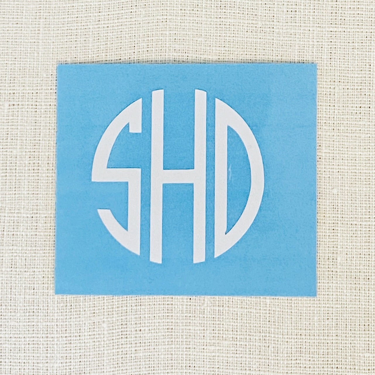 Vinyl Monogram Decal Sticker