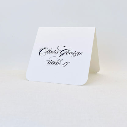 Personalized Square Wedding Place Cards