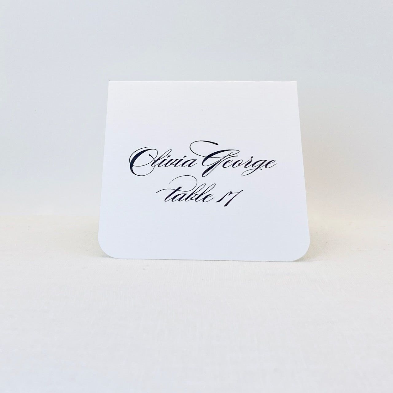 Personalized Square Wedding Place Cards