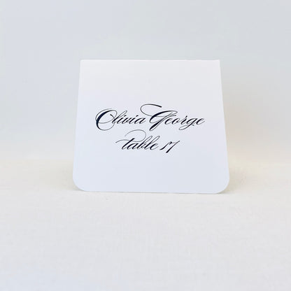 Personalized Square Wedding Place Cards