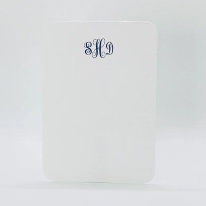 Monogram Jotter Cards, Pack of 25 Gallery360 Designs