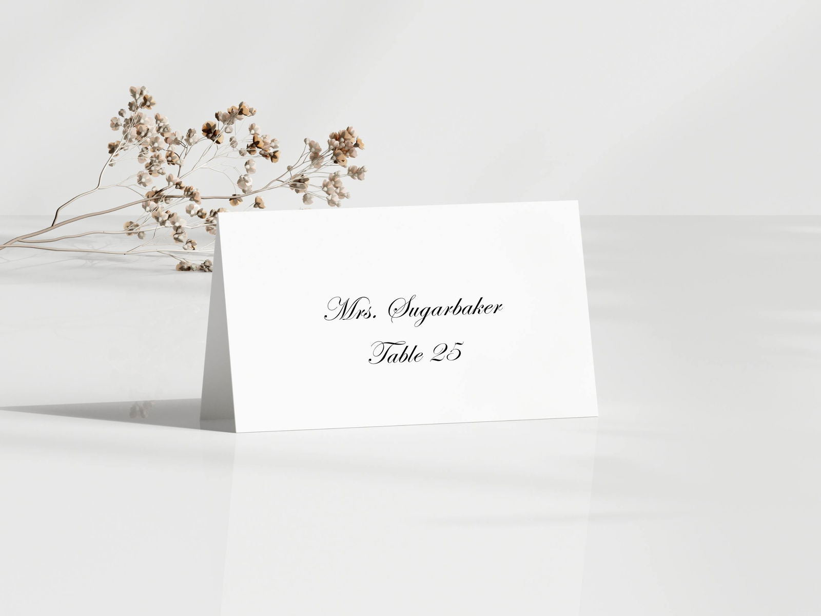 Personalized Wedding Place Cards - Gallery360 Designs