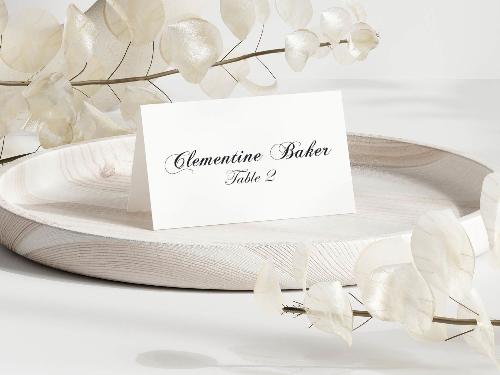 Personalized Wedding Place Cards - Gallery360 Designs
