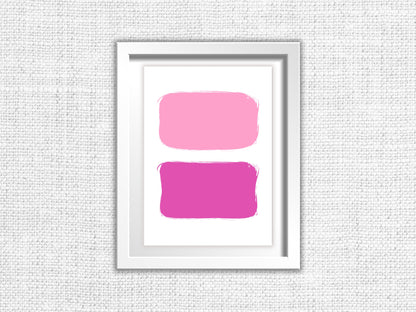 Printable Art, Color Block Abstract Wall Art, Printable Wall Decor, Wall Art Digital Download Wall Decor