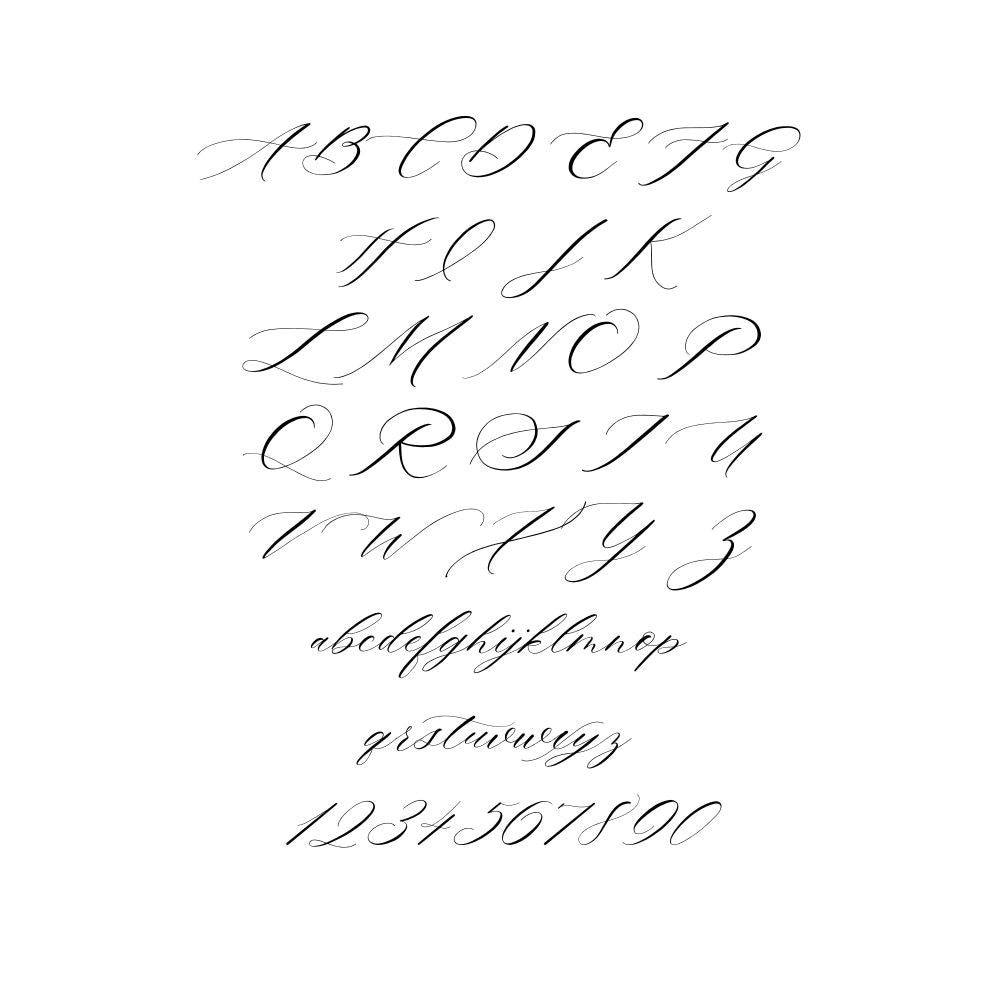 Calligraphy Place Cards Gallery360 Designs