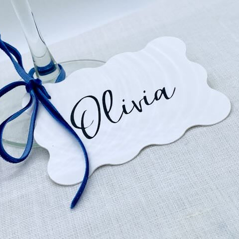 Wavy Place Cards Gallery360 Designs