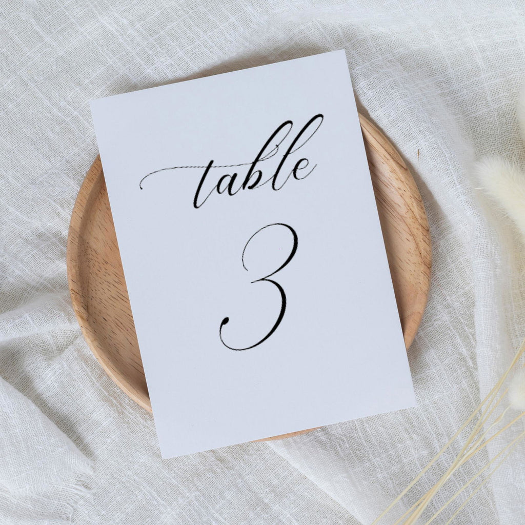 Wedding Table Numbers - Gallery360 Designs